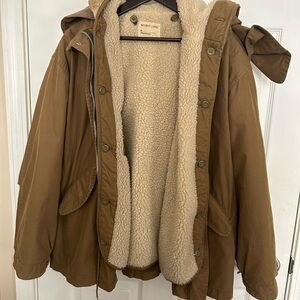 Helmut Lang Brown and Cream Military Field Jacket